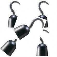 Rubies Unisex Plastic Pirate Hand Hook Costume Accessory For Themed Parties And Halloween As Shown 8" X 4" - 如圖 - 查看 1