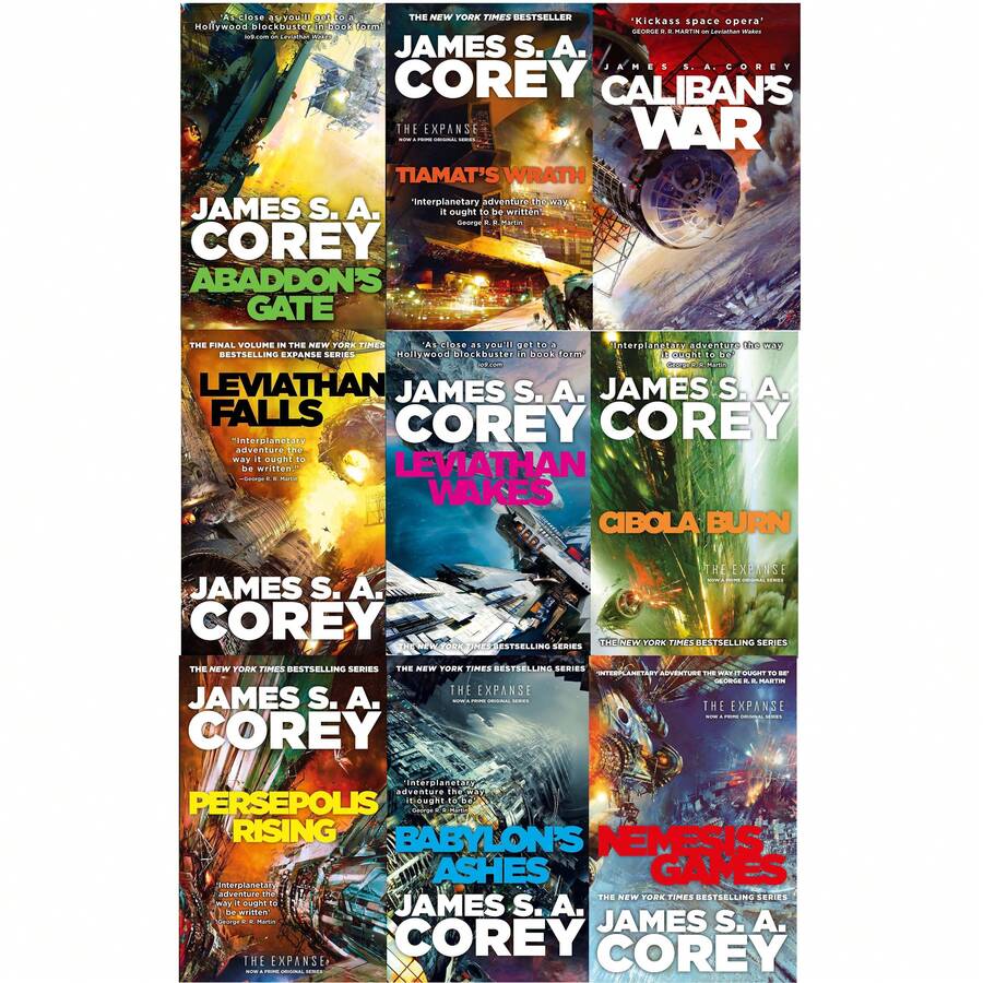 James S A Corey Expanse Series 9 Books Collection Set (Now A Prime Original Series) - Sets - View 1