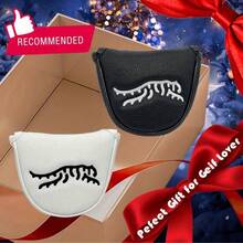 1pc Tiger Golf Protective Cover, Golf Putter Protective Cover; Golf Accessories; Durable Material Provides The Best Protection For Your Golf Club - متعدد الألوان - مشاهدة 9