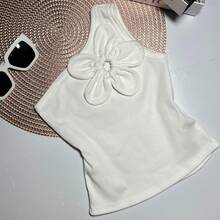 Flower Blouse For Girls, Blogger, Mini Diva Summer - Kit 3 Red/White/Black - View 4