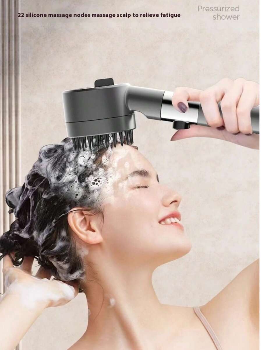 مجموعة رأس الدش، فلتر رأس الدش المضاد للبكتيريا، رأس دش بضغط مياه مرتفع، رأس دش قابل للتعديل 3 درجات لقوة خروج المياه، رأس دش يدوي، عنصر فلتر الدش، حامل رأس الدش وخرطوم الدش، دش رذاذ قوي، دش، حمام