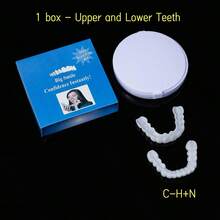 6/4可调节白色牙套易于安装和清洁，适合所有季节。它们配有收纳盒，非常适合在聚会时装饰牙齿。手链是父母最喜欢的礼物。 - 白色-C2 - 查看 12