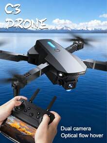 Foldable, Drone, Aerial Photography, High Definition, Camera, Quadcopter, Airplane, Remote Control Airplane, One-Key, 360° Rotation, Random Color Accessories - Multicolor - View 2