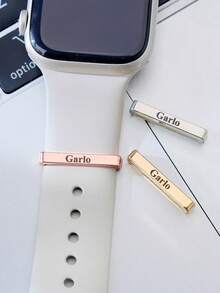 1 件定制表带饰品、定制手表饰品配件、个性化智能手表饰品、表带条饰品、表带饰品配件、生日礼物、周年纪念礼物、情人节礼物、父亲节礼物、母亲节礼物、送给他/她的礼物、圣诞节配饰、定制时尚珠宝配饰、复古服装