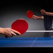 LARCA Raqueta de Ping Pong de Madera con Mango Moldeable, (Recubrimientos de Mayor Espesor para Mayor Control y Velocidad), Tennis Paddle, Tenis de Mesa, Ping Pong, Color Rojo |   Gira Pro 200 - 1 - Ver 8