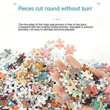 [DIY Customization] 500/1000 Piece Puzzle, Customized With Your Own Pictures And Photos, Suitable For Holiday Party Gifts, Weddings, Birthday Gifts, Valentine's Day, Mother's Day, Father's Day, Back-To-School Season, Halloween, Christmas, And New Year Gifts - 彩色 - 查看 6