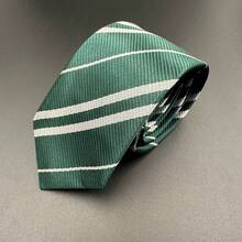 Tie School Of Wizardry Cosplay Unisex Tie Accessories - Vàng-xanh - Xem 6