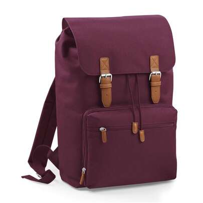 Babybugz Heritage Laptop Backpack Bag (Up To 17inch Laptop) (Burgundy)