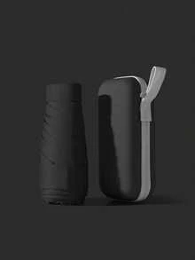 1pc Portable Mini Pocket Umbrella, Folding Umbrella For Rainy And Sunny Days, Mini Pocket Waterproof Portable Travel Umbrella, Parasol For Women With UV Protection, 2-In-1 Mini 60% Folding, Ultra-Light And Compact, Mini Travel Umbrella, Compact And Portable Umbrella For Sunny And Rainy Days, Sun Protection, 99% UV Protection, Suitable For Men And Women, Durable Structure, Sun And Rain Protection, A Must-Have For Back-To-School Season And Travel