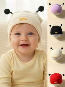 1pc Cute Baby Hat, Unisex, Suitable For Autumn/Winter Daily Use