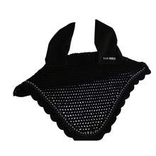 TGW RIDING 创新透气柔软马耳帽，优雅“串珠”组合，耳部面料刺绣，尺码：全尺寸和小型马尺寸