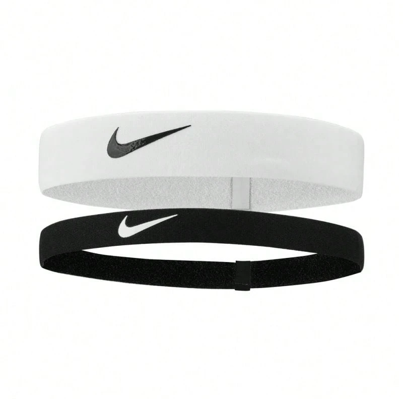 Băng đô Nike Flex gói 2 chiếc 92800592047 - Trắng, Đen - Xem 1