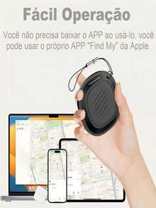 Mini GPS Tracker Locator Smart Positioning IOS Car, PETS, BIKE, PEOPLE - 黑色 - 查看 4