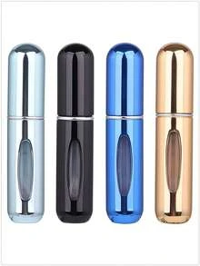 5 件/4 件/3 件/2 件/1 件 5ml 可再填充香水瓶、便携式可再填充香水雾化器瓶、可再填充香水旅行喷雾瓶、迷你便携式空液体容器、旅行必需品、海滩旅行收纳袋、适用于香水、女士香水，适合度假、露营、度假、返校