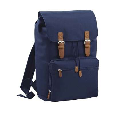 Babybugz Heritage Laptop Backpack Bag (Up To 17inch Laptop) (French Navy)