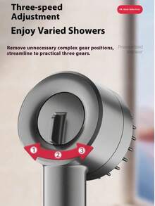 مجموعة رأس الدش، فلتر رأس الدش المضاد للبكتيريا، رأس دش بضغط مياه مرتفع، رأس دش قابل للتعديل 3 درجات لقوة خروج المياه، رأس دش يدوي، عنصر فلتر الدش، حامل رأس الدش وخرطوم الدش، دش رذاذ قوي، دش، حمام