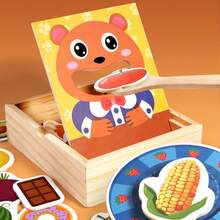 Children's Feed The Bear Game: Parent-Child Interactive Toy, Develops Hand-Eye Coordination And Early Learning Abilities - Suitable For 2, 3, 4 Year Old Kids, Ideal For Family Game Time - Multicolor - View 5