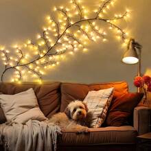 Magic Willow Branch Vine Lights, 8 Lighting Modes, USB Powered With Remote Control - Perfect For Wedding, Festival, And Home Gift