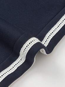 Balabala 2025年冬季新款少女保暖运动裤，温暖舒适 - 深藍 - 查看 7