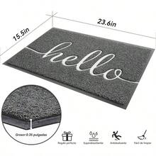 TXC - JY Felpudo de Puerta Antideslizante de Perfil bajo, Felpudo de Entrada residencial, Felpudo de Bienvenida Antideslizante, Felpudo Antideslizante de Interior/Exterior, 40cm * 60cm - inicial - Ver 8
