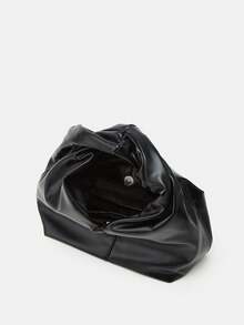 4-Color Casual Handbag - Green, White, Black, Brown, With Magnetic Snap, Adjustable Shoulder Strap And Polyester Lining, Suitable For Daily Use, Simple Design, Durable Handle, Handbag