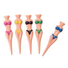 5-Piece Bikini-Shaped Golf Tee Sets Are Virtually Unbreakable, Made Of Plastic Material, And Make Excellent Golf Gifts For Both Men And Women. They Are Also A Creative Choice For Bachelor Parties, Designed Specifically For Golf Enthusiasts.