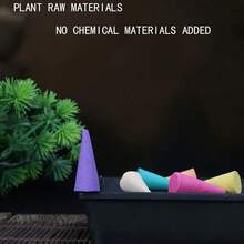 32/67/143 piezas de conos de incienso de lavanda, adecuados para el hogar, yoga, estudio, meditación, decoración de oficina, regalos festivos