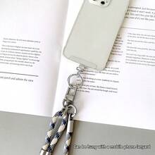 Ultra-Thin Rotatable Metal Clip, Stainless Steel Connector Pad, Can Connect Phone Lanyard/Charm, Suitable For Various Smartphones, Durable Compatible With Android And Most Smartphone,Gifts For Mother, Family, Friends, Kids, Birthday, Holiday Phone Chain - Multicolor - View 11