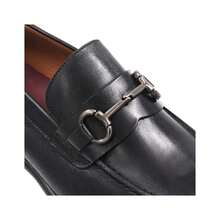 Bruno Magli Alessandro Bit Loafer Men's US 9.5 Black Leather Almond Toe ZAP558 - màu đen - Xem 5