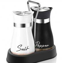 EYSENC Salt & Pepper Shakers Set, Refillable Salt Pepper With Stainless Steel Lid Container Spice Shakers Bottle For Home Kitchen, Restaurant, Picnic, Gifts For Home Decor, 3.4oz ,2/1pc - Multicolor - View 10