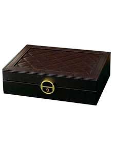 1pc Three-Layer Jewelry Storage Box, Dressing Table With Drawer Jewelry Storage Box, Gift Leather Jewelry Box, Portable Jewelry Storage Box, Desktop Storage Drawer Box, Stackable Storage Box, Can Store Watches, Necklaces, Rings, Pendants, Bracelets And Other Multi-Functional Jewelry Storage Boxes, Exterior With Locking Leather Design,