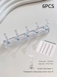 11片装美甲练习底座，强力磁性甲片，初学者练习支架，美甲展示板，适用于美甲沙龙和个人使用