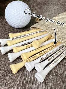 Personalisierte Golftees, Individuelle Golftees, Gravierte Golf Geschenke, Wähle Schriftart und Farbe, Weiße Holz Golf Tees, Geschenk für Männer Vatertag Geschenk Papa Golf Geschenk, Kunstaktivitäten, Outdoor-Sportausrüstung, Ideale Geschenke für ihn, Freund, Familie, Freunde, für Geburtstage, für Urlaub/Feiertage, für Schule/Wettbewerb, für Sport - Verschiedenfarbig - Übersicht 6