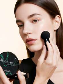 Life Girls 1pc Natural Fit, Moisturizing, Waterproof, Long-Lasting, Non-Smudge Mushroom Cushion Foundation For Flawless Complexion - 彩色 - 查看 2