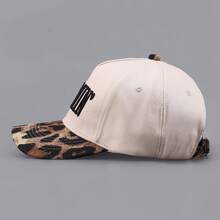 Mommin Trucker Hat For Women Embroidered Mom Baseball Cap Adjustable Canvas Vintage Hat For Casual Wear - 豹紋 - 查看 9