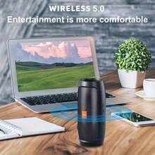 Portable Bluetooth Speaker, 30W 360° Surround Sound  Wireless Golf Speakers,Outdoor Loud TWS Speaker,For Beach,Party,Camping Gift - màu đen - Xem 8