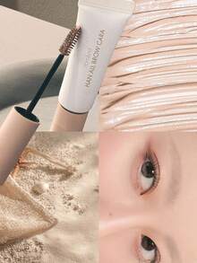 Rom&nd Romand 全方位眉筆 09 SAND GREY，輕盈如根，打造柔霧絲絨感，植萃眉毛呼吸技術，灰棕眉色紋理，冷茶絲絨蓬鬆感，暖焦糖羽毛般輕盈，便攜眉妝組，韓系彩妝，韓國化妝品，9g/0.32oz - 09 SAND GREY - 查看 2