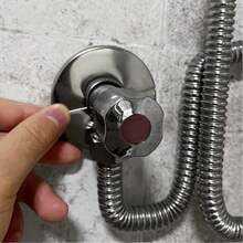 5 件装不锈钢墙式法兰自粘式圆形装饰盖板盖适用于水管水龙头装饰配件 - 彩色 - 查看 8