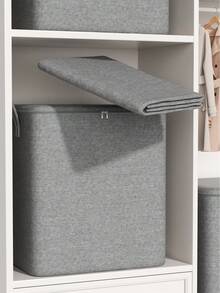 1 حقيبة تخزين سحاب كاتيوني، حقيبة فرز الملابس قابلة للطي، حقيبة تخزين موسمية، حقيبة تخزين قابلة لإعادة الاستخدام، مقاومة للماء والتآكل، مزودة بمقابض الاتجاه، مناسبة لتخزين البطاطين والألعاب والملابس الموسمية