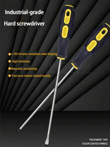 Professional Magnetic Screwdriver Set, Includes , Flat Head, Massage Handle, Hardened, Anti-Slip, Awl, Torx Screwdrivers With Strong Magnets - Multicolor - View 3