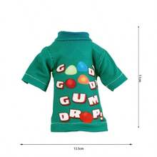 Conjunto de manga corta con estilo navideño, adecuado para muñecas de 25-30 cm, disfraz de elfo de estantería navideña, con elementos multiholidayversátiles de manga corta (muñeca no incluida) - Multicolor - Ver 16