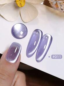 10ml Autumn Winter Nails New Ultra-Bright High Magnetic Powder Retro Ice Transparent Pink Blue Brown Red Glass Bead Cat Eye Gel Nail Polish Moonlight Porcelain White Cat Eye Phototherapy Nail Art Whitening Popular Gel For Nail Salon Home Diy Nail Supplies