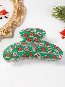 3 piezas de pinzas para el cabello de 8 cm con diseño minimalista navideño, adecuadas para atuendos y fiestas festivas