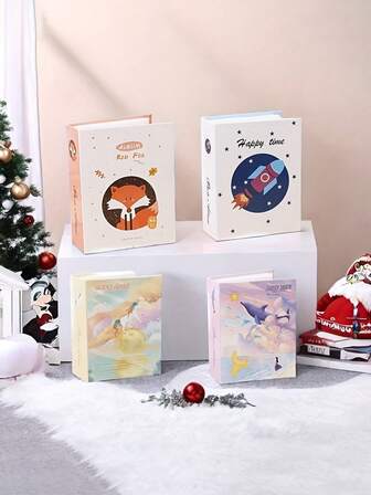 1 本家庭传家宝相册，5、6、7 英寸，设计优雅，包含 50 张优质白纸，可存储 100 张照片，非常适合记录家庭聚会、亲子互动和节日庆典的珍贵瞬间，也适合作为圣诞礼物。