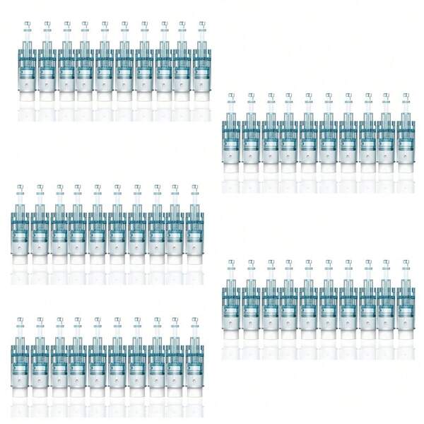 50pcs Cartridges M8 Microneedle Replacement Needle Tip 11 16 24 36 42 Nano Microneedling For Derma Pen M8