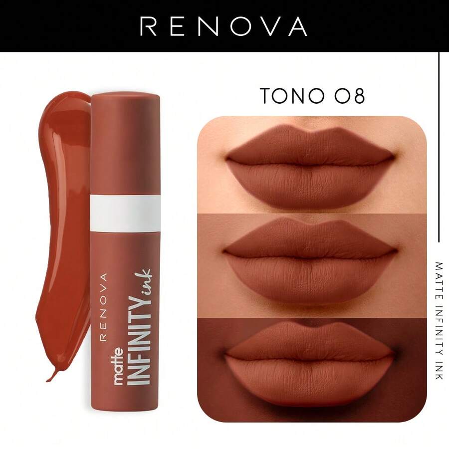 Matte Infinity Ink Renova Liquid Lipstick, 5ml - 音調 08 - 查看 1