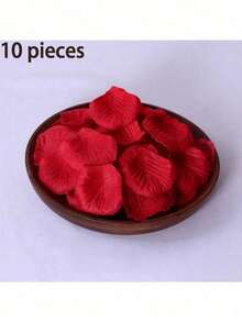 1000/2000/10pcs Romantic Style Non-Woven Fabric Simulated Rose Petals, Artificial Rose Petals, Romantic Handcrafted Scattered Flowers, Proposal Parties, Valentine's Day Decorations, Wedding Decorations And Room Decorations, Anniversary Decorations - Multicolor - View 13