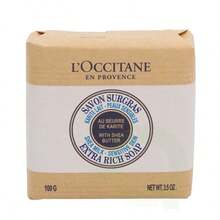 L'Occitane 100克乳木果油牛奶香氛洁面皂，男女通用手工礼品皂 - 白色 - 查看 2