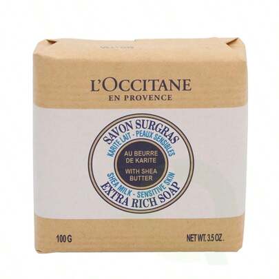 L'Occitane 100g Sheabutter Milch duftende Reinigungsseife, Unisex handgemachte Geschenkseife