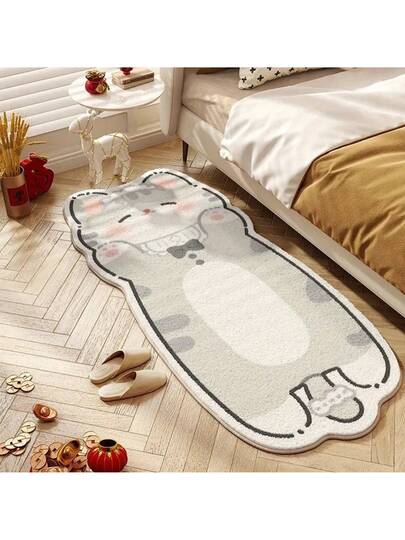 2025 Room Bedroom Imitation Cashmere Bedside Vloerkleed ative Tapijt Ho hold Stain Resistant Dustproof Vloer Mat view 4